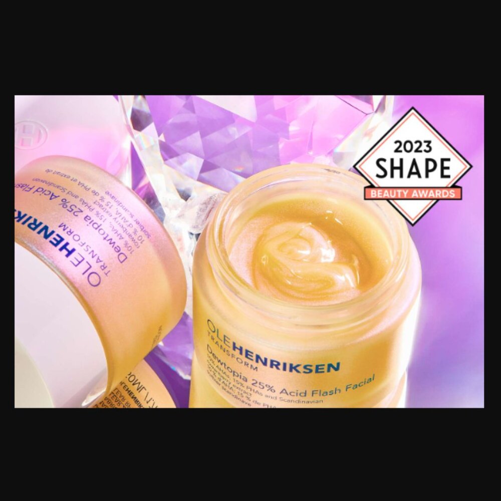 ❣️2/$36 NIB OLEHENRIKSEN Dewtopia 25% Acid Flash Facial Mask Retail $50.00 - Picture 8 of 16
